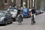 Amsterdam 11 april 2018
Bart Bosch met een kennis op de fiets in Amsterdam