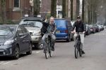 Amsterdam 11 april 2018
Bart Bosch met een kennis op de fiets in Amsterdam