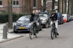 Amsterdam 11 april 2018
Bart Bosch met een kennis op de fiets in Amsterdam