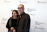 Amsterdam 18 april 2018
 Koning Willem-Alexander en koningin Maxima wonen de premiere bij van Gurre-Lieder in de Nationale Opera & Ballet in de stopera. Bart Chabot met zijn vrouw