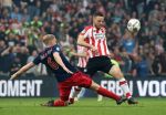 Eindhoven, 15 April 2018
PSV-AJAX, eindstand 3-0 en Landskampioen Seizoen 2017-2018
Bart Ramselaar en Donny v d Beek in duel
