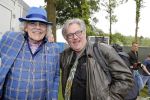 Hummelo 10 mei 2018
Onthulling standbeeld rockgroep Normaal met de bandleden Bennie Jolink, Ferdi Joly, Willem Terhorst en de partner van het overleden lid Jan Manschot . Bennie en NOS verslaggever Jeroen Wielaert