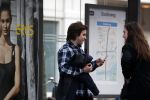 Amsterdam 14 april 2018
Bickel Krabbe wacht samen met zijn vriendin op de tram