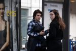 Amsterdam 14 april 2018
Bickel Krabbe wacht samen met zijn vriendin op de tram