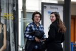 Amsterdam 14 april 2018
Bickel Krabbe wacht samen met zijn vriendin op de tram