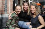 Amsterdam 19 april 2018
Carlijn de Vries viert haar verjaardag met vriendinnen Jorica Koppen en â€¦.