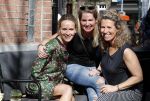 Amsterdam 19 april 2018
Carlijn de Vries viert haar verjaardag met vriendinnen Jorica Koppen en â€¦.