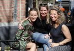 Amsterdam 19 april 2018
Carlijn de Vries viert haar verjaardag met vriendinnen Jorica Koppen en â€¦.