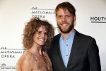 Amsterdam 18 april 2018
 Koning Willem-Alexander en koningin Maxima wonen de premiere bij van Gurre-Lieder in de Nationale Opera & Ballet in de stopera. Carolien Borgers met partner Philip Huff