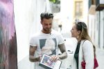 4 Mei 2018 Ibiza,
Dave Roelvink met vriendin