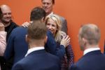 Groningen 27 april 2018
Koningsdag in Groningen met Koning Willem Alexander Koningin Maxima prinses Amalia Arian Alexia . Verder ook aanwezig Prins Maurits Prinses Marilene Prins Bernhard Prinses Annette Prins Floris Prinses Aimee en prins Pieter Christiaan. Dionne Stax en Bertus Holkema