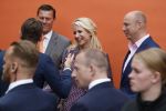 Groningen 27 april 2018
Koningsdag in Groningen met Koning Willem Alexander Koningin Maxima prinses Amalia Arian Alexia . Verder ook aanwezig Prins Maurits Prinses Marilene Prins Bernhard Prinses Annette Prins Floris Prinses Aimee en prins Pieter Christiaan. Dionne Stax en Bertus Holkema