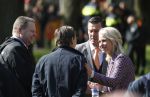 Groningen 27 april 2018
Koningsdag in Groningen met Koning Willem Alexander Koningin Maxima prinses Amalia Arian Alexia . Verder ook aanwezig Prins Maurits Prinses Marilene Prins Bernhard Prinses Annette Prins Floris Prinses Aimee en prins Pieter Christiaan. Dionne Stax en Bertus Holkema