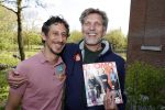 Amsterdam 25 september 2018
Presentatie lâ€™Homo van het blad Linda in Hotel Arena. Linda de Mol reikt het eerste exemplaar uit aan Erwin Olaf Hans v Manen en Hans Klok . Erwin Olaf met partner Kevin ray Edwards