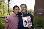 Amsterdam 25 september 2018
Presentatie lâ€™Homo van het blad Linda in Hotel Arena. Linda de Mol reikt het eerste exemplaar uit aan Erwin Olaf Hans v Manen en Hans Klok . Erwin Olaf met partner Kevin ray Edwards