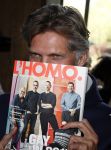 Amsterdam 25 september 2018
Presentatie lâ€™Homo van het blad Linda in Hotel Arena. Linda de Mol reikt het eerste exemplaar uit aan Erwin Olaf Hans v Manen en Hans Klok .