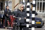 Amsterdam 23 april 2018
Eva Jinek ( zwanger ) gaat met de fiets sporten.