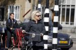 Amsterdam 23 april 2018
Eva Jinek ( zwanger ) gaat met de fiets sporten.