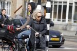 Amsterdam 23 april 2018
Eva Jinek ( zwanger ) gaat met de fiets sporten.