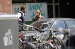 Amsterdam 11 mei 2018 
Fabienne de Vries en haar vriend hebben ruzie op straat