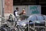 Amsterdam 11 mei 2018 
Fabienne de Vries en haar vriend hebben ruzie op straat