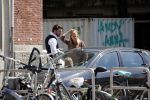 Amsterdam 11 mei 2018 
Fabienne de Vries en haar vriend hebben ruzie op straat