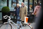 Amsterdam 23 april 2018
Frans Weisglas met zijn vrouw op de beethovenstraat.