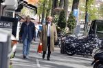 Amsterdam 23 april 2018
Frans Weisglas met zijn vrouw op de beethovenstraat.