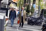 Amsterdam 23 april 2018
Frans Weisglas met zijn vrouw op de beethovenstraat.