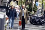 Amsterdam 23 april 2018
Frans Weisglas met zijn vrouw op de beethovenstraat.