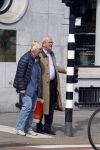 Amsterdam 23 april 2018
Frans Weisglas met zijn vrouw op de beethovenstraat.