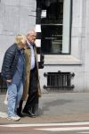 Amsterdam 23 april 2018
Frans Weisglas met zijn vrouw op de beethovenstraat.