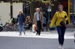 Amsterdam 23 april 2018
Frans Weisglas met zijn vrouw op de beethovenstraat.
