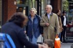 Amsterdam 23 april 2018
Frans Weisglas met zijn vrouw op de beethovenstraat.
