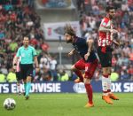 Eindhoven, 15 April 2018
PSV-AJAX, eindstand 3-0 en Landskampioen Seizoen 2017-2018
Gaston Pereiro in duel met Lasse Schone