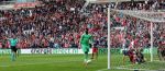 Eindhoven, 15 April 2018
PSV-AJAX, eindstand 3-0 en Landskampioen Seizoen 2017-2018
Gaston Pereiro scoort 1-0