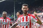 Eindhoven, 15 April 2018
PSV-AJAX, eindstand 3-0 en Landskampioen Seizoen 2017-2018
Gaston Pereiro scoort 1-0