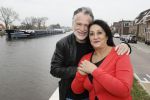 Waddinxveen 9 april 2018
Hans Bouwens (George Baker) thuis en in zijn studio. hans met zijn vrouw