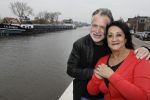 Waddinxveen 9 april 2018
Hans Bouwens (George Baker) thuis en in zijn studio. hans met zijn vrouw