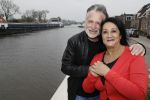Waddinxveen 9 april 2018
Hans Bouwens (George Baker) thuis en in zijn studio. hans met zijn vrouw