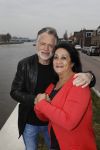 Waddinxveen 9 april 2018
Hans Bouwens (George Baker) thuis en in zijn studio. hans met zijn vrouw