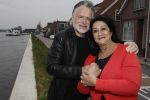 Waddinxveen 9 april 2018
Hans Bouwens (George Baker) thuis en in zijn studio. hans met zijn vrouw