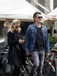 Amsterdam 10 april 2018
Gigi ravelli met haar man Roger Hodenius in Amsterdam zuid.