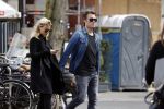 Amsterdam 10 april 2018
Gigi ravelli met haar man Roger Hodenius in Amsterdam zuid.