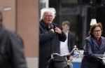 Amsterdam 10 april 2018
Henk Spaan bellend op de fiets in Amsterdam