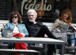 Amsterdam 11 april 2018
Henriette Tol met partner Rob Snoek op terras