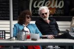 Amsterdam 11 april 2018
Henriette Tol met partner Rob Snoek op terras
