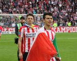 Eindhoven, 15 April 2018
PSV-AJAX, eindstand 3-0 en Landskampioen Seizoen 2017-2018
Hirving Lozano