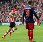 Eindhoven, 15 April 2018
PSV-AJAX, eindstand 3-0 en Landskampioen Seizoen 2017-2018
Hirving Lozano