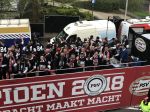 Eindhoven, 16 April 2018
PSV-AJAX, eindstand 3-0 en Landskampioen Seizoen 2017-2018
Huldiging op het gemeentehuis Eindhoven